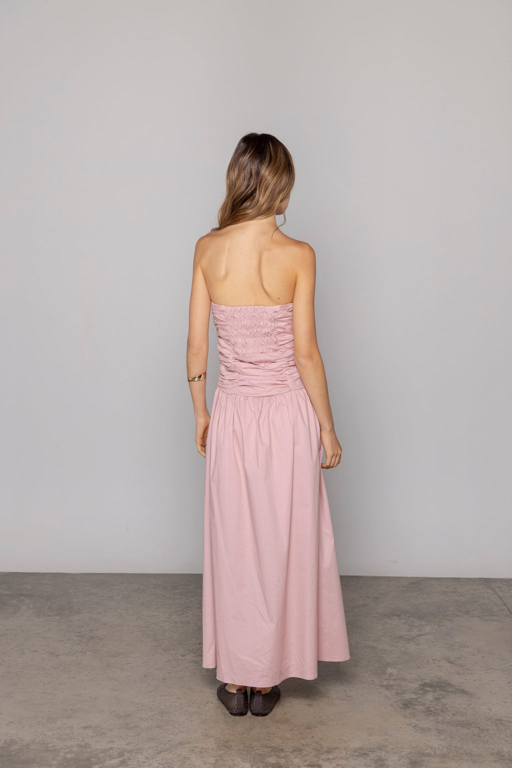 ELISA MIDI DRESS ROSE