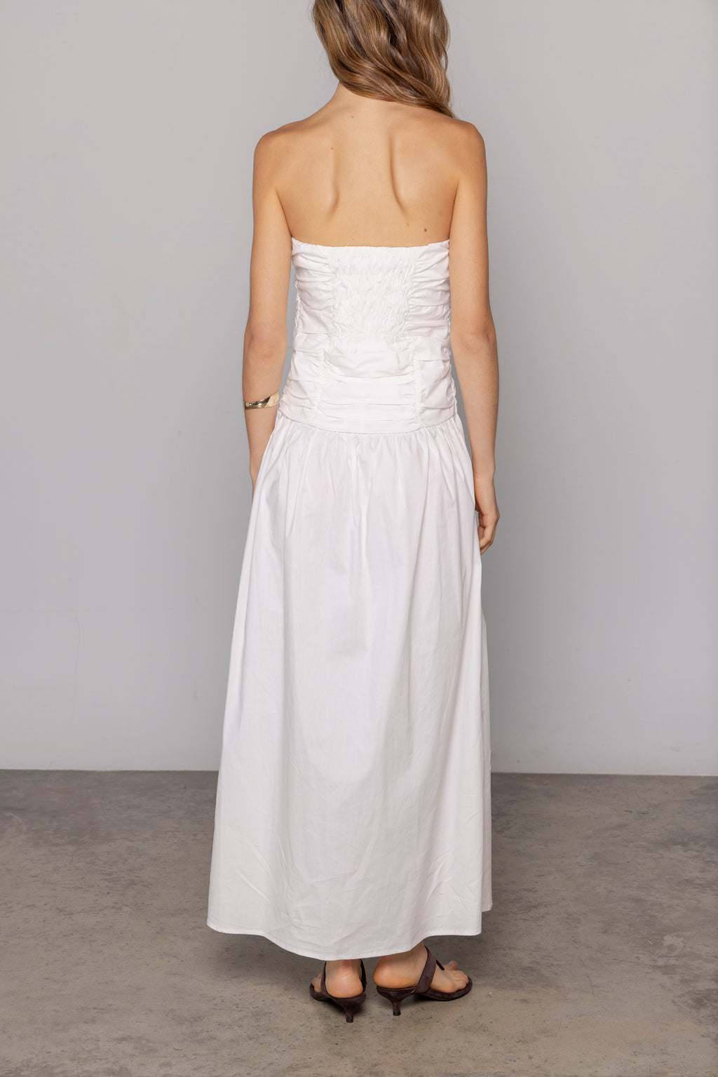 ELISA MIDI DRESS WHITE