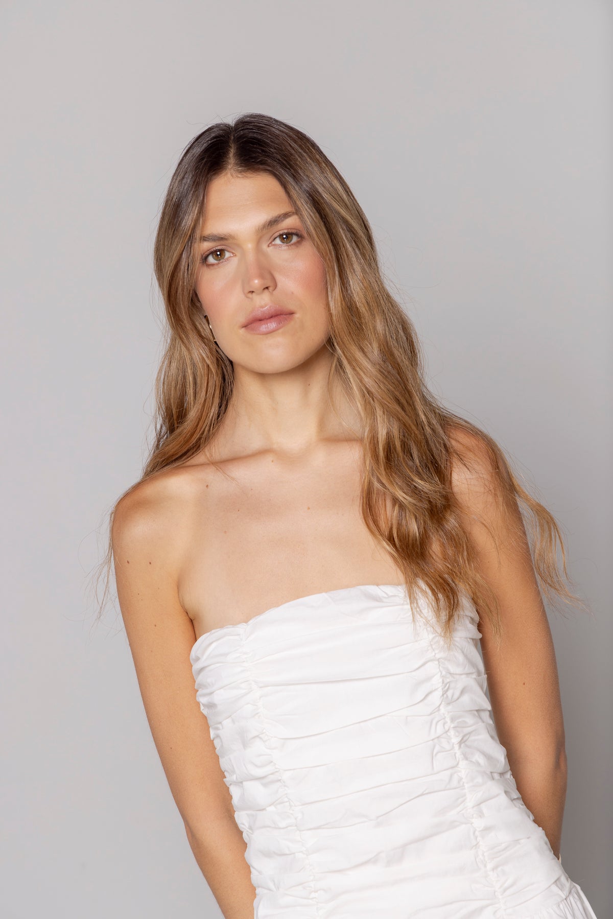 ELISA MIDI DRESS WHITE