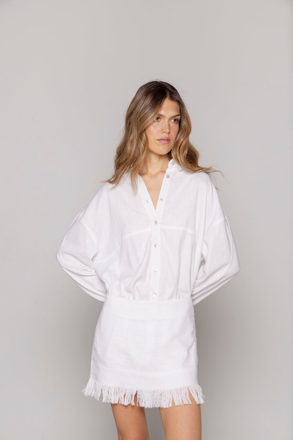 ALBA SKIRT WHITE