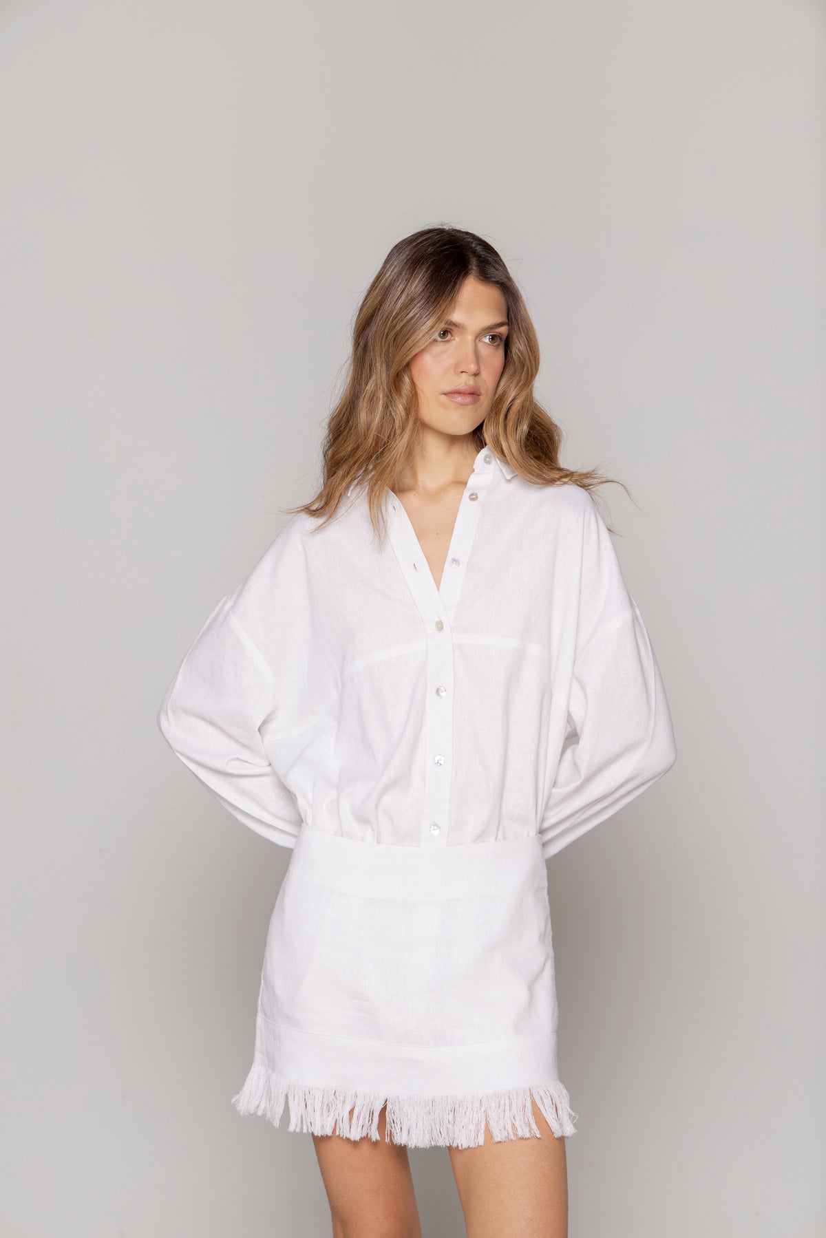 ALBA SKIRT WHITE