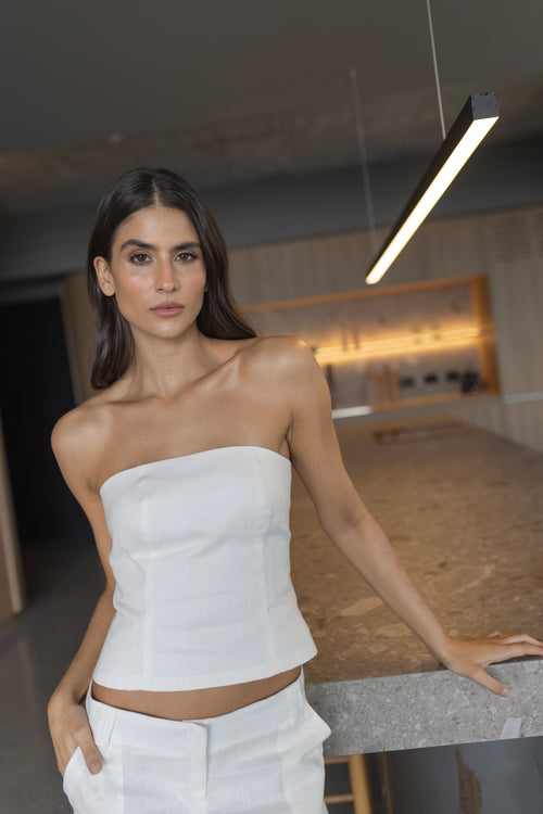 Eva Strapless top